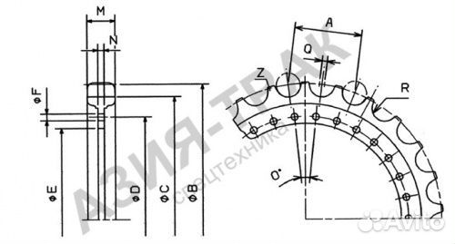 Звезда приводная на IHI 35G