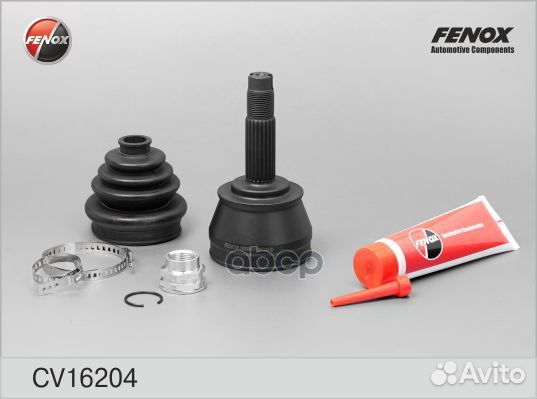 Шрус наружный перед прав/лев CV16204 fenox