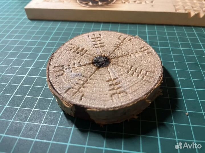 Резные амулеты из дерева на заказ