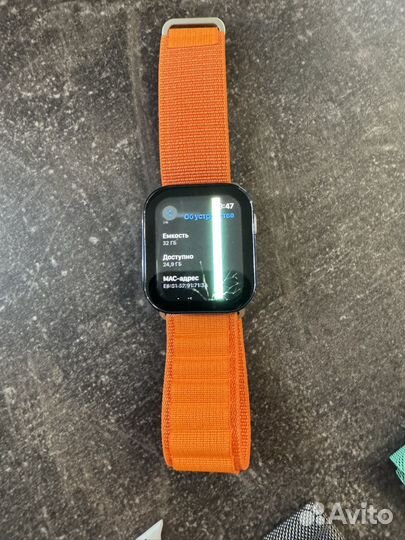 Часы apple watch 6 44 mm nike