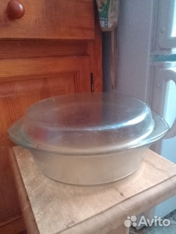 Кастрюля из огнеупорного стекла