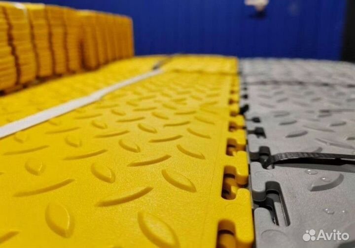 Модульная плитка пвх для гаража