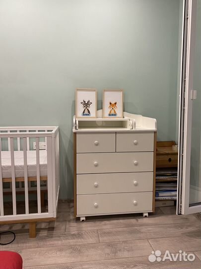 Комод для малыша с пеленальным столиком