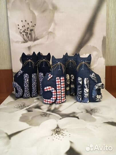 Игрушка интерьерная кот интерьерный