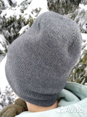 Шапка-бини двухсторонняя