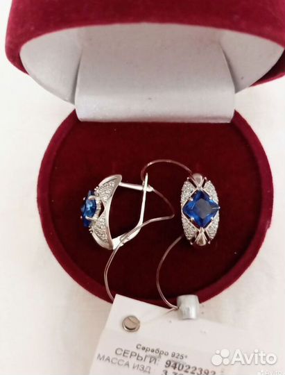 Серьги серебряные.Новые