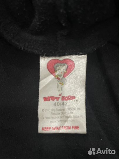 Винтажное зип худи Betty Boop