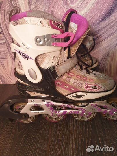 Роликовые коньки 37 с защитой