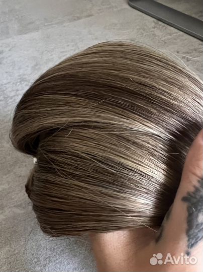 Волосы для наращивания мелирование 90см