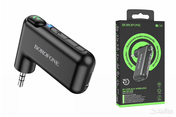 Bluetooth Aux адаптер С микрофоном