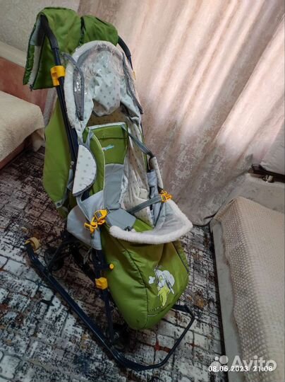 Детские санки коляска