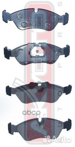 Колодки тормозные дисковые передние AKD-1234 AK