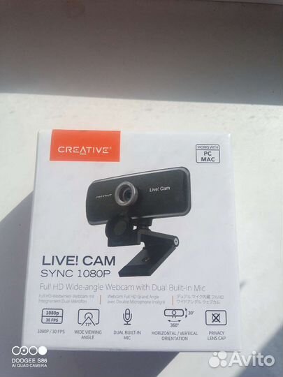 Веб-камера creative live cam 1080p