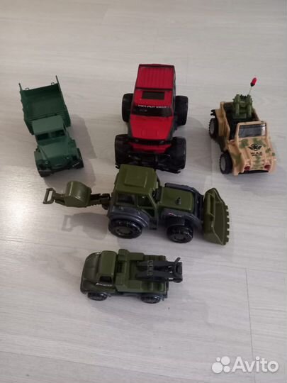 Машинки комплектом, 5 шт