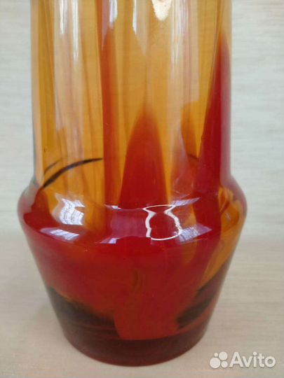 Ваза цветное стекло