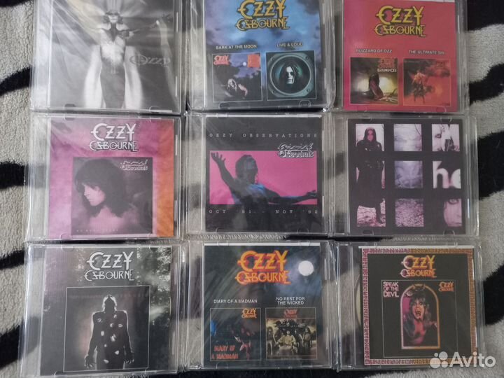 Коллекция дисков Оззи Осборна
