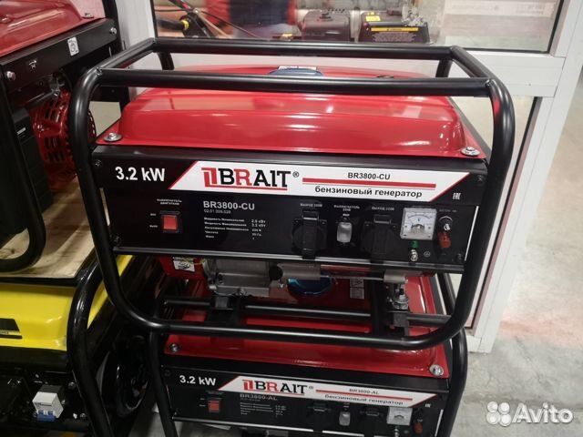 Генератор бензиновый Brait BR 3800-CU