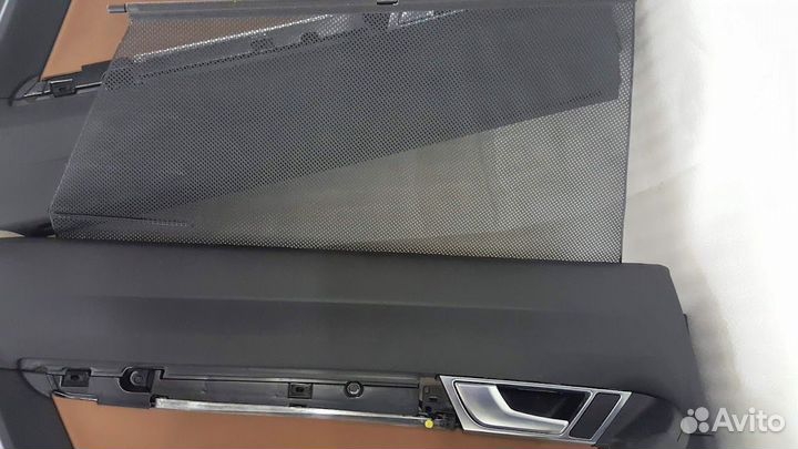 Обшивка двери Audi A6 C6 (задняя) с подсветкой