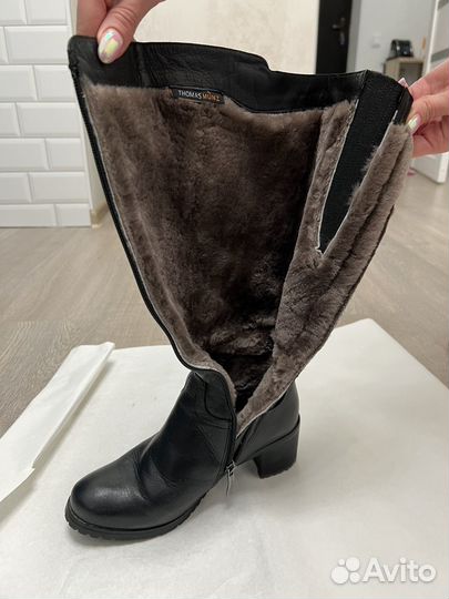 Сапоги зимние Thomas Munz натуральная кожа 37