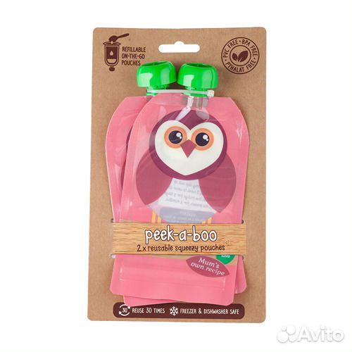 Многоразовые паучи (контейнеры) для пюре