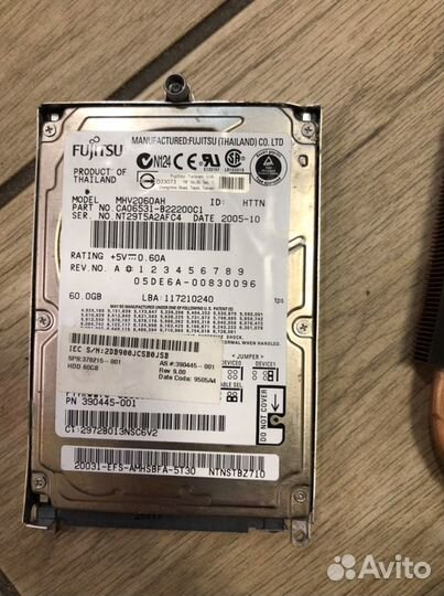 Запчасти от ноутбука hp