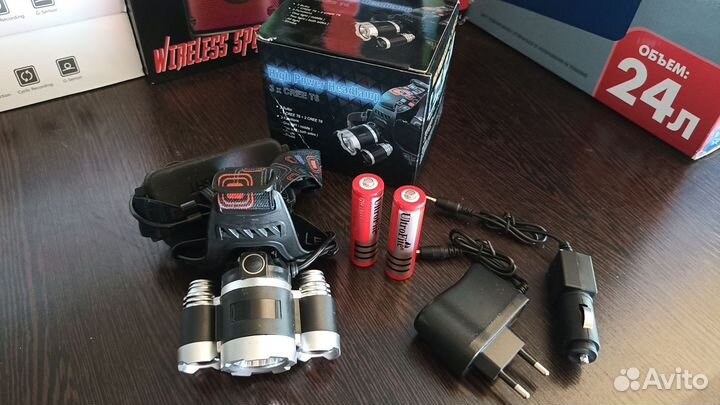 Мощный налобный фонарь