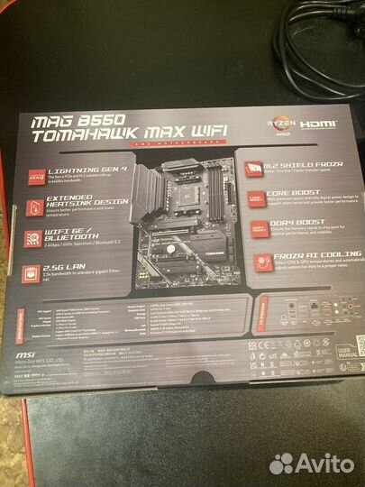 Msi MAG b550 tomahawk max wifi материнская плата