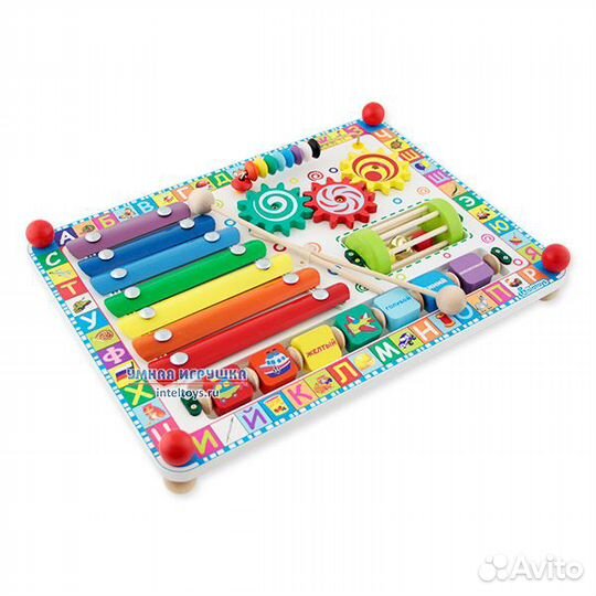Бизиборд «Веселая радуга», Аlatoys (Алатойс)