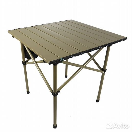 Стол складной реечный 50х50см, арт. 8803 желтый