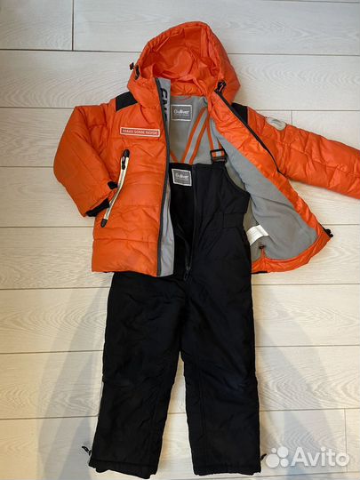 Детский зимний комбинезон на мальчика 110