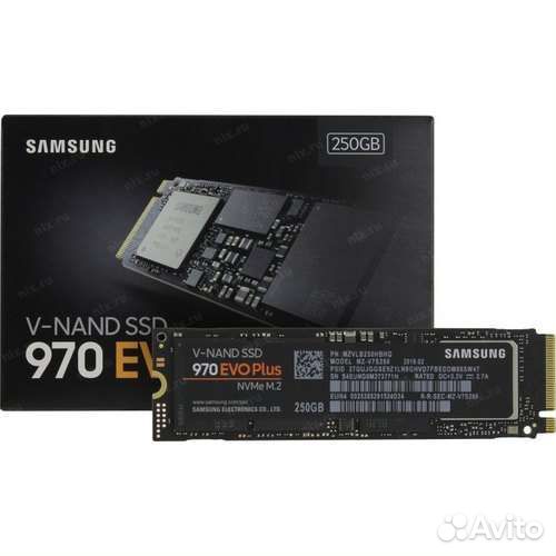 Ssd samsung 970 evo plus 250gb