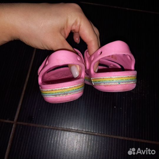 Сандали crocs для девочки c7