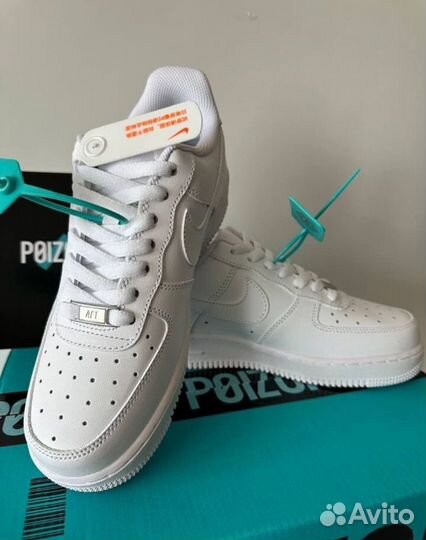 Кроссовки Nike Air Force 1 Low 07 White (8.5 US M)