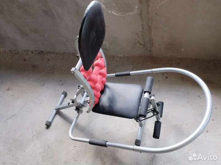 Тренажёр для пресса роликовый, массажный, скамья