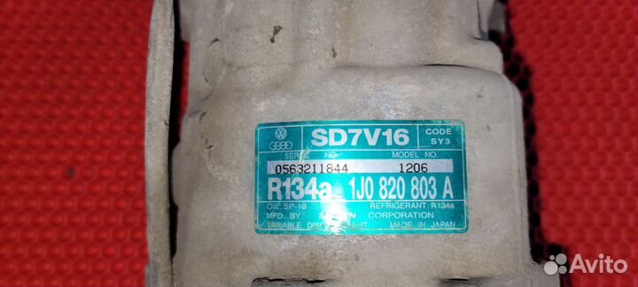 Компрессор кондиционера гольф 4