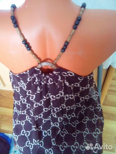 Туника шефон можно как топ длинный