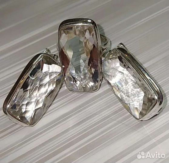 Комплект с горным хрусталем