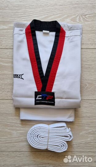 Форма для тхэквондо (добок) (130, белый)