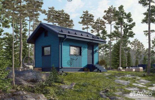 Каркасная баня - дом под ключ 30м2