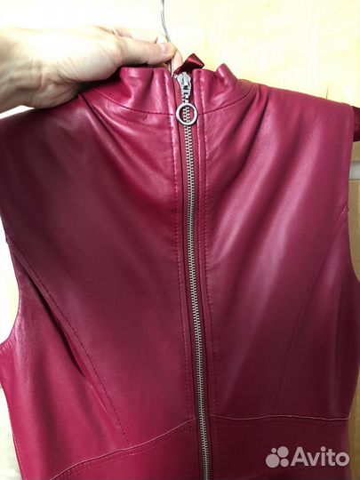 Кожаное платье