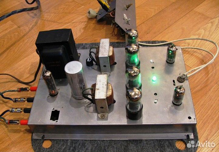 Стерео консоль, музыкальный центр, ламповый