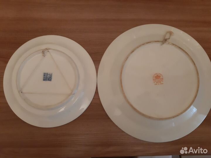 Сувенирные тарелки с драконом, Китай 70- е годы