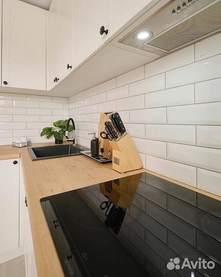 Кухня под потолок из мдф на заказ в Москве