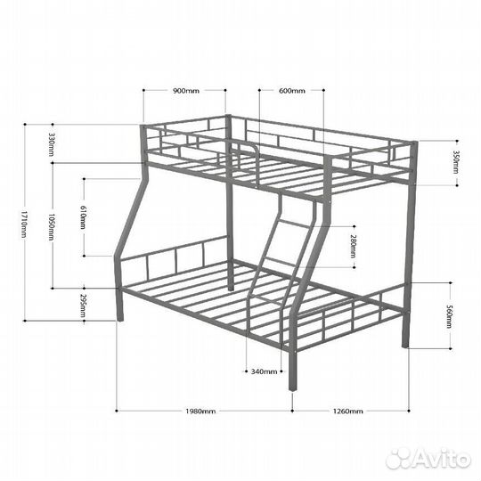 Двухъярусная кровать