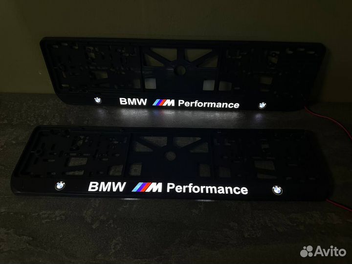 Рамка номерного знака led подсветка