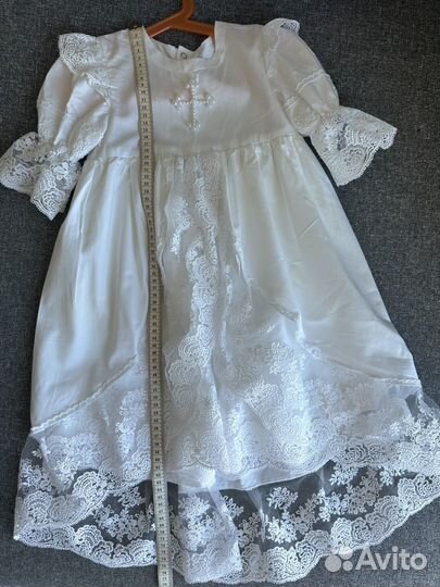 Платья крестильные для девочек 110 р-р, 2 штуки