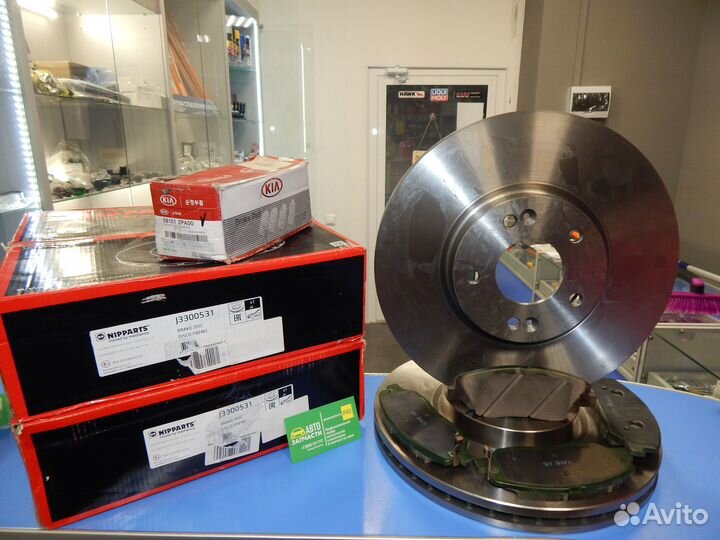 Диски тормозные Santa Fe 2, Sorento 2