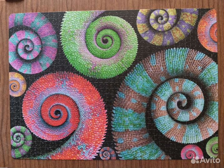 Пазлы 1000 деталей 6 штук