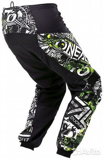 Oneal Element Pant Attack Moto мотоштаны Enduro Bl