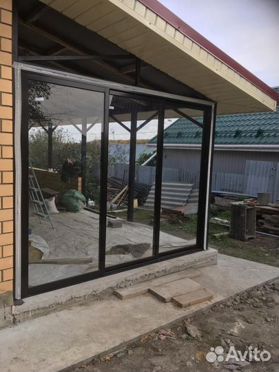 Остекление веранд и террас, беседок
